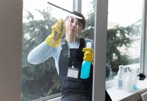 Nettoyage de vitres intérieures et extérieures à la Fouillade